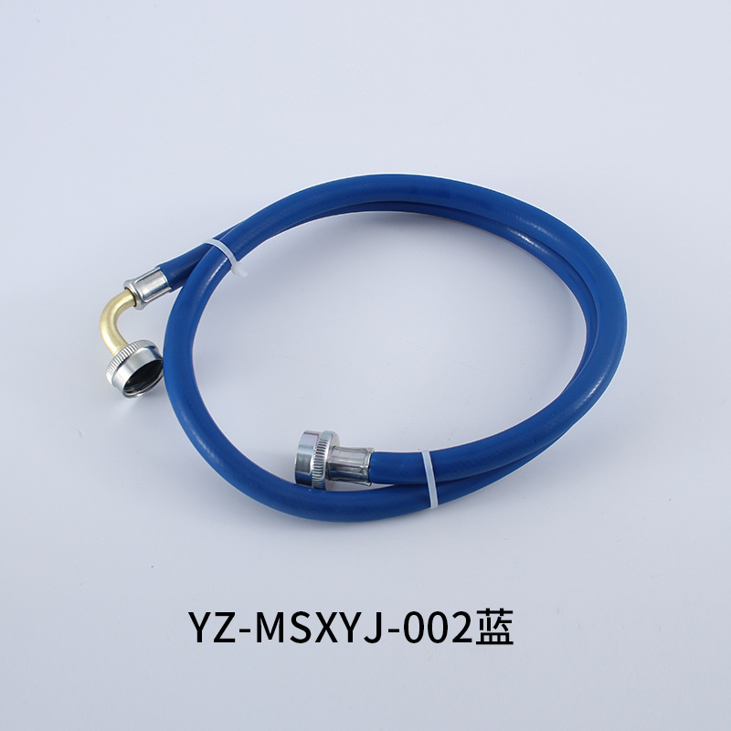 Tubo de entrada de agua para lavadora, tubo de drenaje, manguera flexible de PVC 304 de acero inoxidable, tubo corrugado, grifo antisalpicaduras, universal.