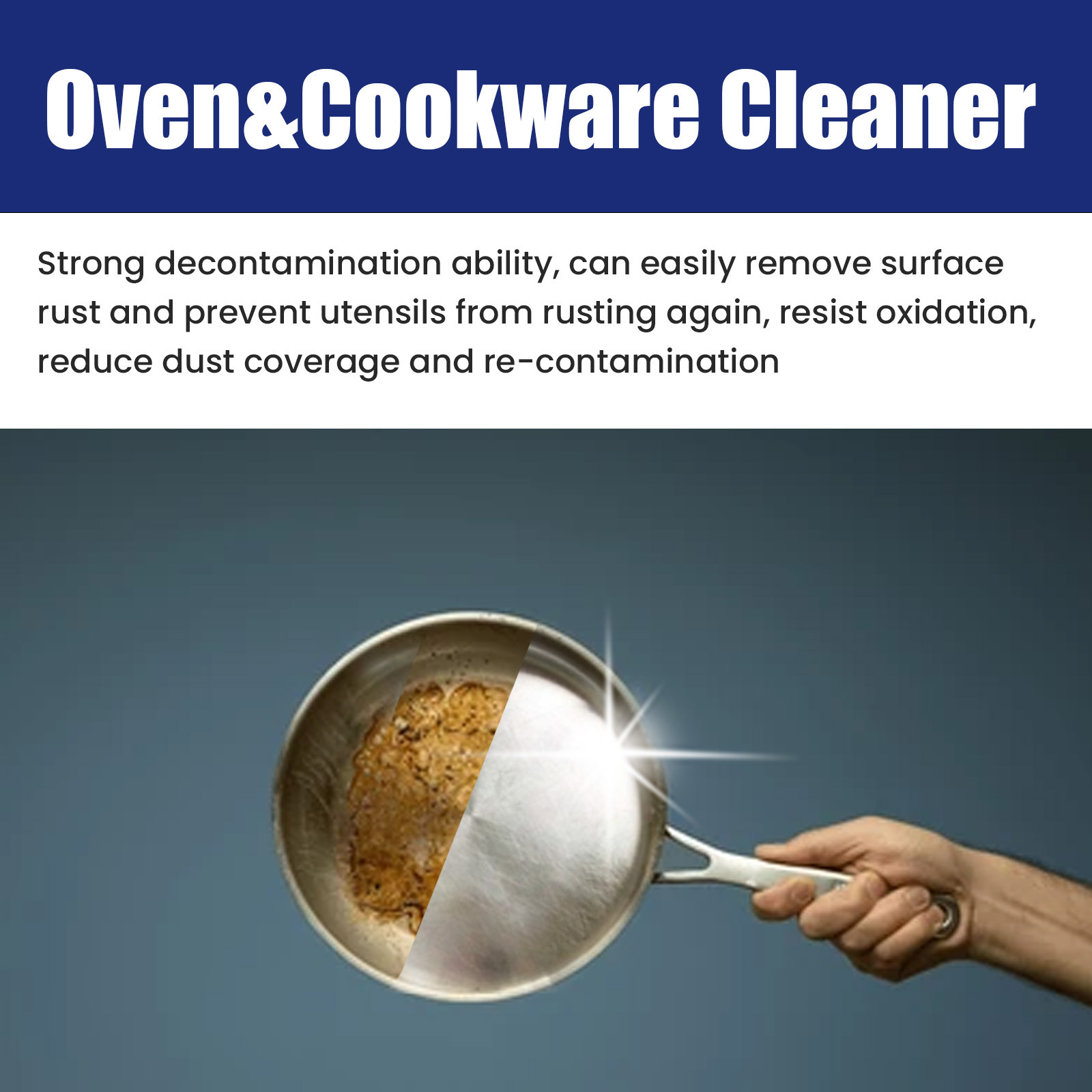 Jakehoe 不鏽鋼清潔膏 家用去鍋底黑垢油垢除鏽漬燒痕多用途清潔