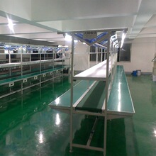 流水线工作台车间防静电折叠自动化皮带组装线爬坡流水线输送带