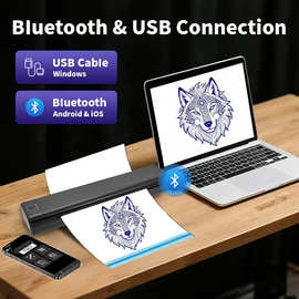 A4跨境高清纹身蓝牙手机热敏打印跨境高清纹身器材tattoo printer