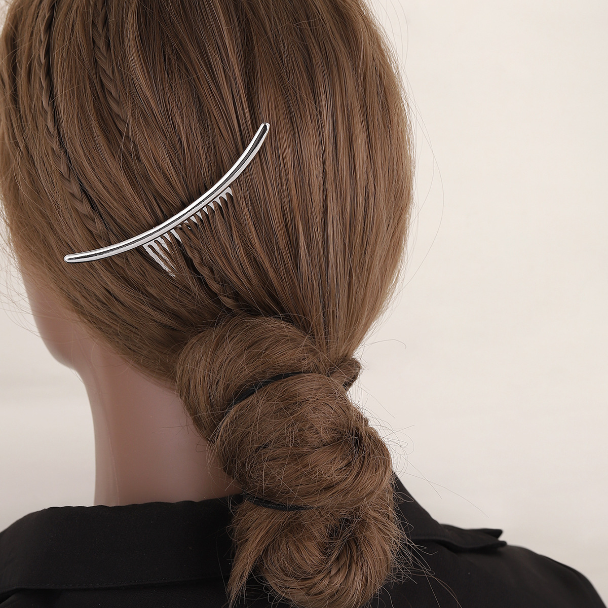 Europeo y Americano de Comercio Exterior accesorios para el cabello brillante de metal Peine del pelo accesorios para el cabello peine popular luz versión peine del pelo al por mayor