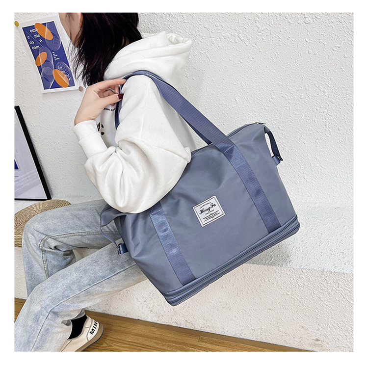 Wholesale Short-distance Travel Bag Portable Large-capacity Luggage Bag Business Trip Pending Delivery Travel Storage Travel Bag Can Be Customized Logo display picture 16