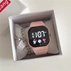 Fashionable design waterproof brand high quality digital watch, simple and elegant design, wholesale