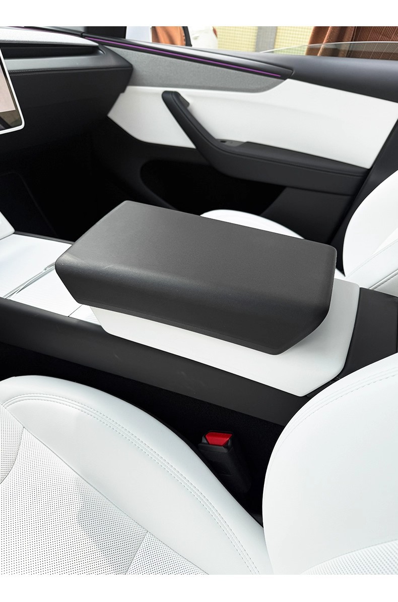Suitable for Tesla Armrest Box Protective Cover Model3/Y Special Modified Car Interior Decoration Accessories