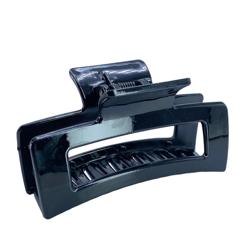 Estilo coreano 2022 primavera nuevo gran cuadrado agarre simple geométrico tiburón clip espalda Cabeza pelo agarre pelo accesorios al por mayor