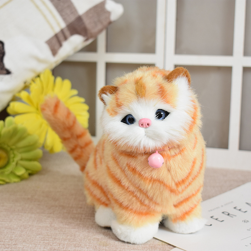 가짜 모피 가필드 뚱뚱한 고양이