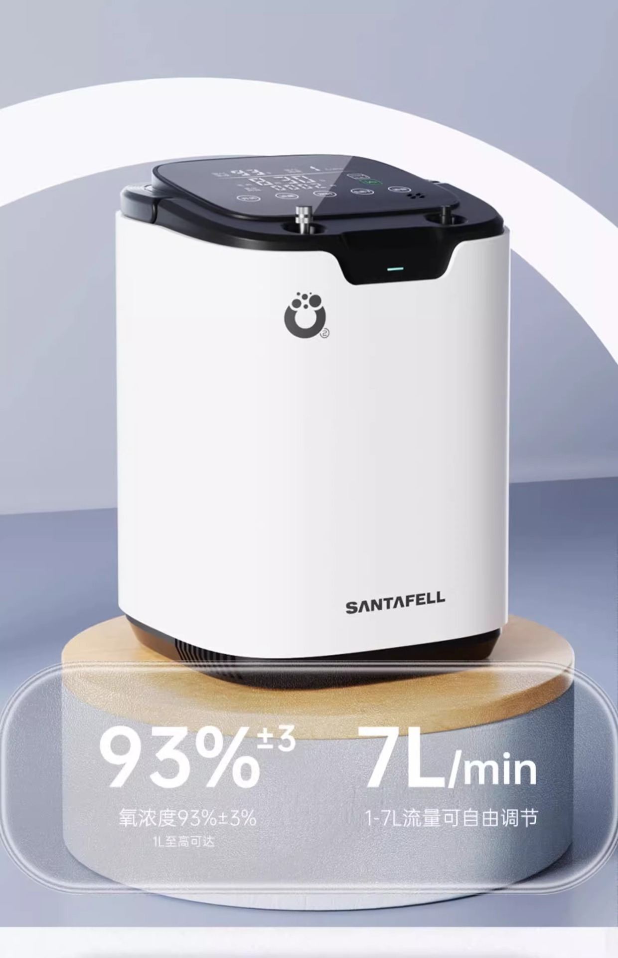 Car-Mounted Oxygen Generator for Home Use, Portable Small-Scale Household Breathing and Nebulization Device, Specially Designed for Pregnant Women and High-Altitude Use