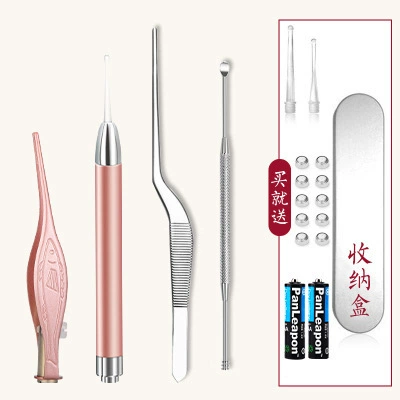 Ear picking stainless steel, tools set, 6 pieces