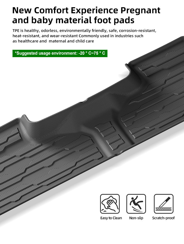 Suitable for 21-24 Suburban Tahoe Yukon Yukon Car Fully Environmentally Friendly Tpe Floor Mats