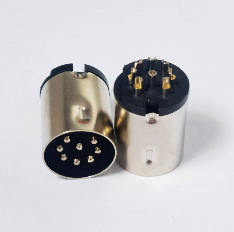 大Din8P公头插头供应大定公头8p插头3-8P系列