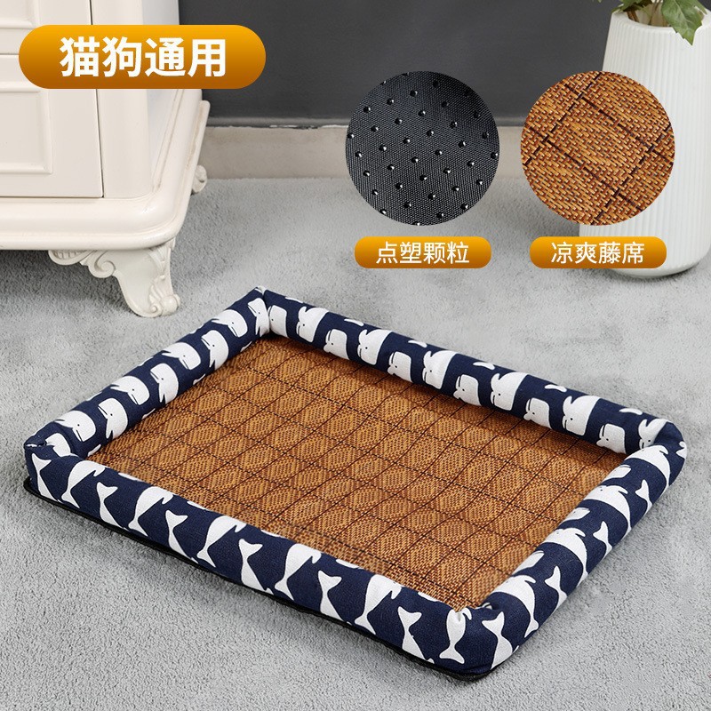 Alfombrilla de verano para mascotas Alfombra de hielo transpirable para perros y gatos Alfombra de hielo transpirable Four Seasons Cazada para perros Cazada para gatos Productos para mascotas