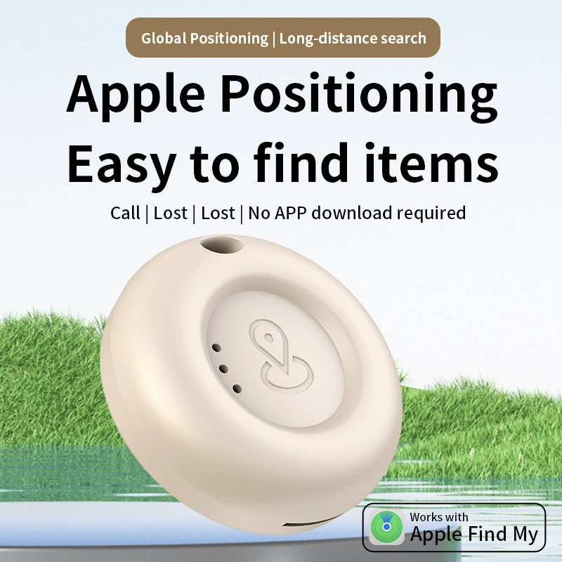 Круглый трекер позиционирования AirTag, глобальный поисковик объектов, сертифицированный MFI мини-трекер для отслеживания местоположения