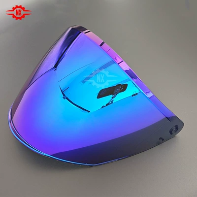 Sun Protection Uv-Resistant Electroplated Visor: Dəbilqə (Kaska) aksesuarları - of626-dark-blue