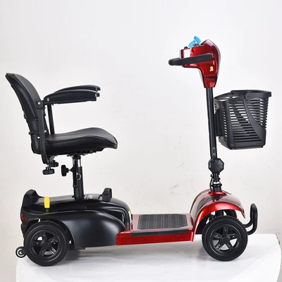 Qatlanan elektrik velosipedlər Elderly Mobility Scooter Safe Folding