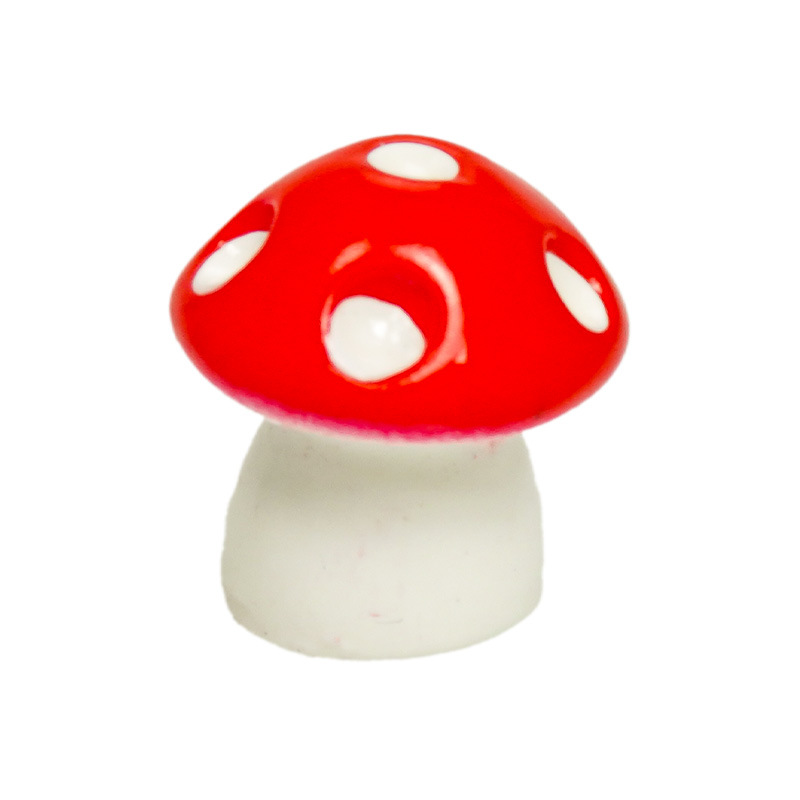 Nueva decoración de micro paisaje proceso de resina hongo pequeño multicolor estilo explosivo transfronterizo accesorios de bricolaje joyería suculente