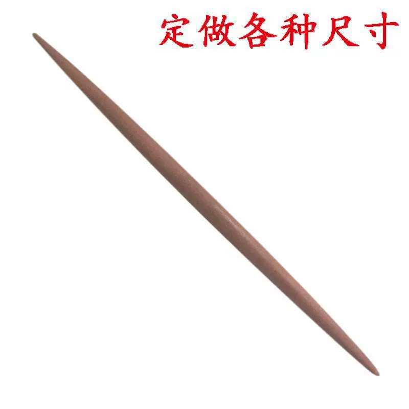 Большая скалка из цельного дерева с двумя концами раскатка с лапшой и пельменями