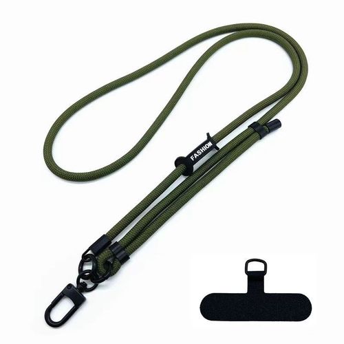 New 7MM adjustable universal mobile phone lanyard crossbody camera strap high-end hanging neck original mountaineering telescopic women