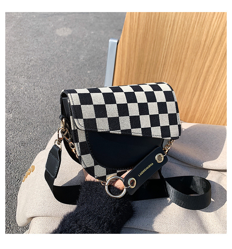 Niche Small Bag Handbags 2021 New Fashion Messenger Bag Autumn And Winter Chain Saddle Bag display picture 11