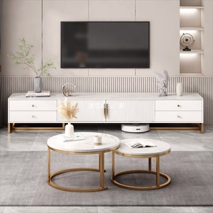 Tv Cabinet Living Room Home 2025 New Floor-Standing Modern Simple Small Apartment Storage Storage Integrated Tv Cabinet