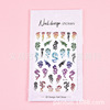 Classic Chinese Phoenix for nails, fake nails, nail stickers, sticker, 3D