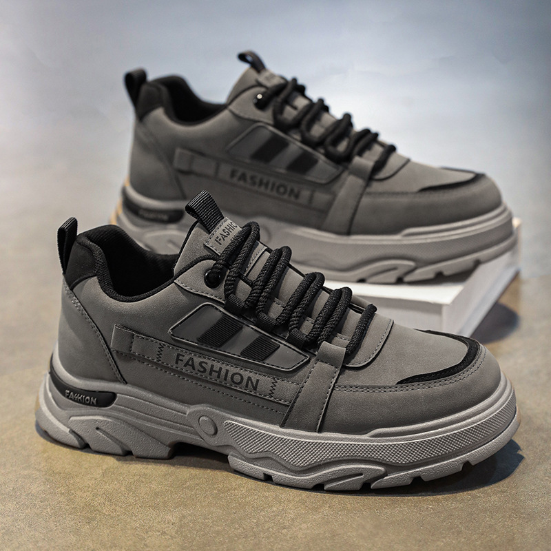 Zapatos de trabajo de hombre 2024 otoño nuevo Martin botas de hombre zapatos de trabajo casuales al aire libre zapatos de trabajo antideslizantes