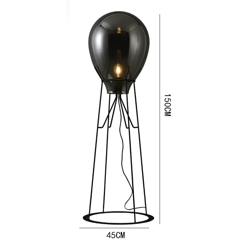 Lámpara de pie nórdica minimalista para sala y hotel, diseño moderno de alta gama