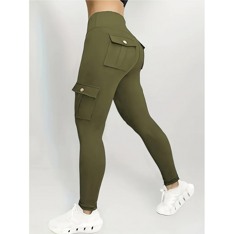 2025 Cross border new pattern Europe and America Large Ladies Paige Elastic force Tight fitting Fitness pants Cross border On behalf of