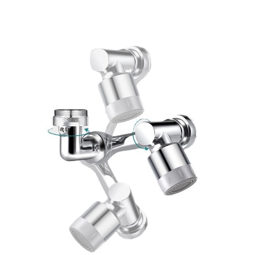 Mechanical arm universal faucet extender washbasin multi-function all-copper rotatable extended rocker arm universal faucet