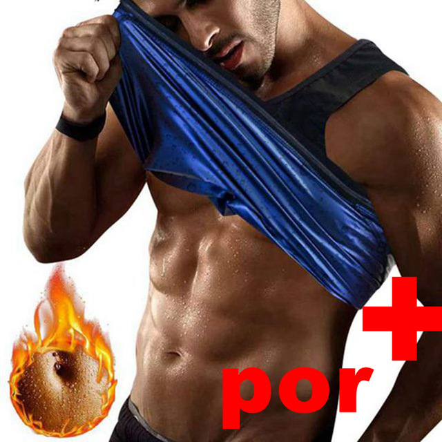 Amazon sauna sudor ropa correr deportes yoga fitness ropa con tira de silicona vientre contrayendo chaleco sudor-Romper el cuerpo que forma la ropa