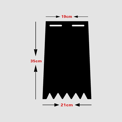 Electric vehicle fender, electric vehicle mudguard, electric - 35mm-high-1mm-thickthree-color-printed-100-sheets