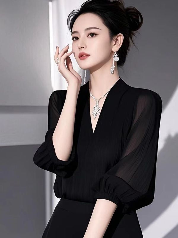 2025夏の服の新型フランス式の年齢が減っています。|undefined