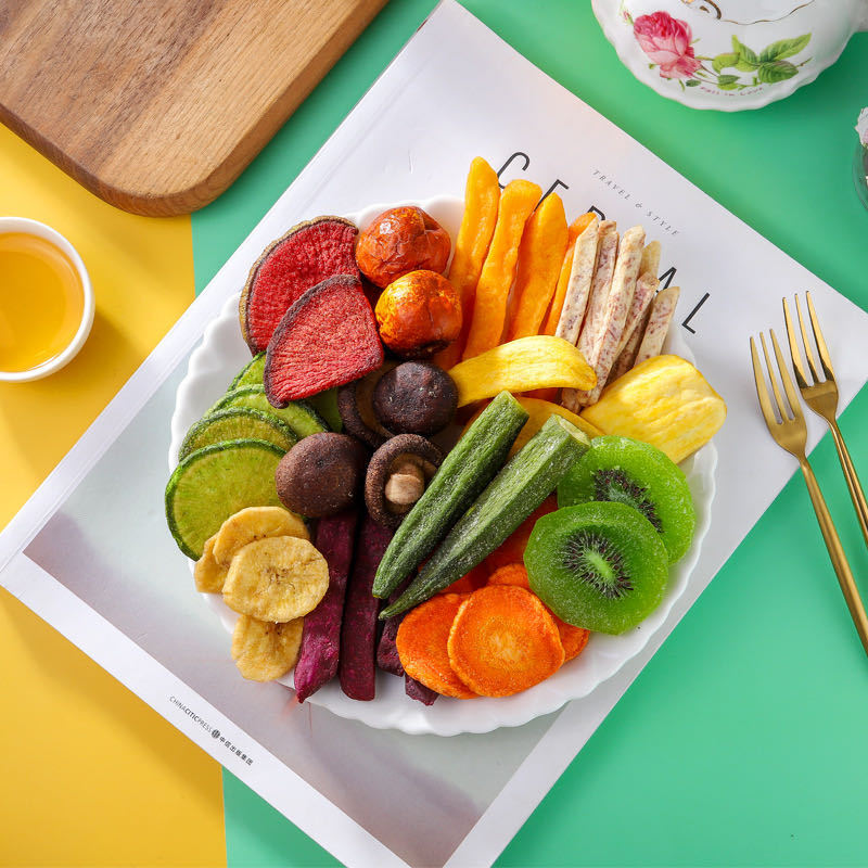 Fashimi Fruit and Vegetable Crisps 250g, Mixed Vegetable and Fruit Dried Snacks for Wholesale