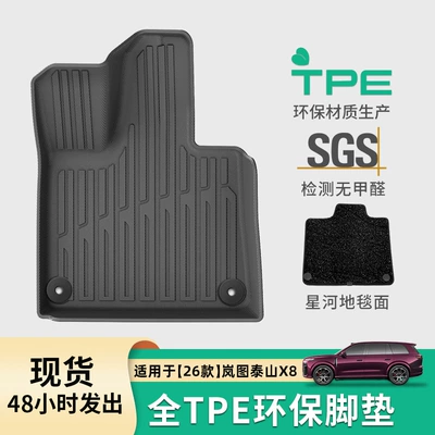 mats, custom-made TPE floor mats, Modelə uyğun ayaqaltı