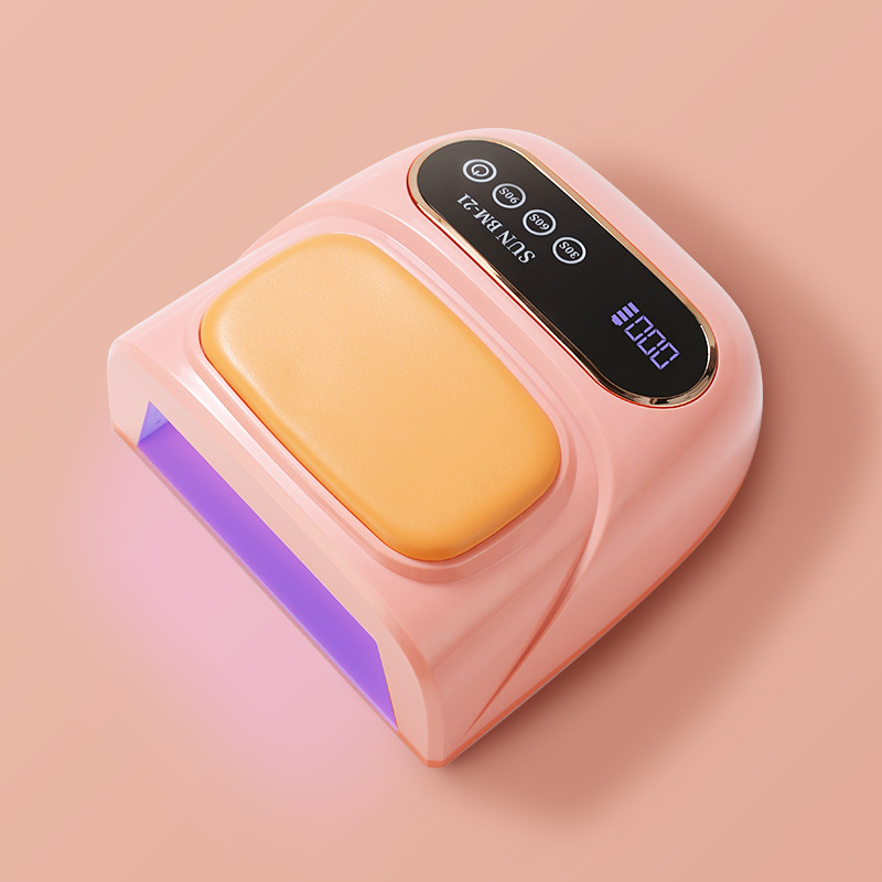 Nuevo almacenamiento eléctrico almohada de manicura lámpara USB de carga rápida secado de manicura lámpara de horneado larga duración gran espacio manicura luz de terapia