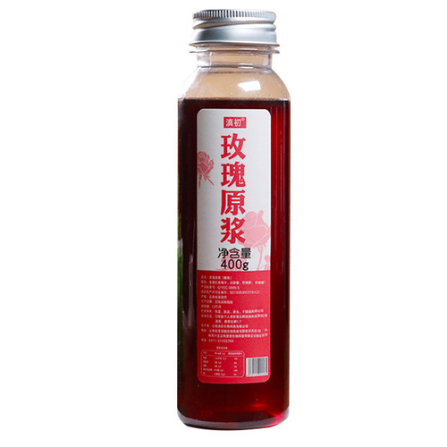 Wholesale of flowers and rose liquid, Yunnan rose juice drink preparation, commercial concentrated juice, food and drink, rose puree