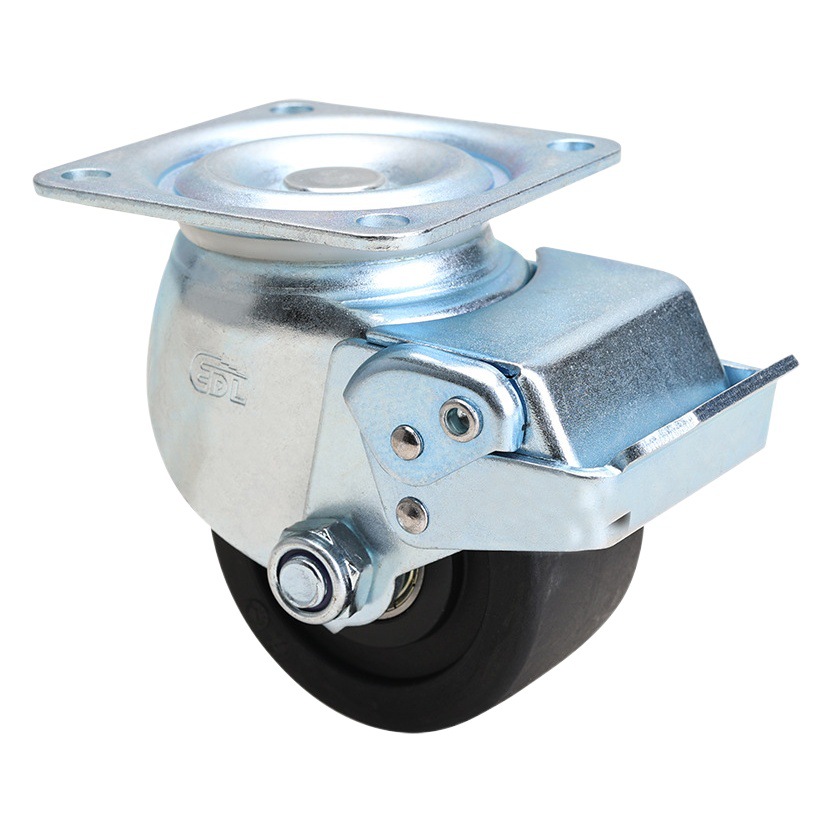 Rueda para Equipos de Bajo Centro de Gravedad 2,5 y 3 Pulgadas M431-16 de Nailon PA con Freno