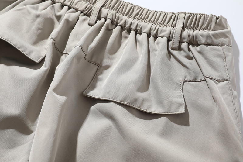 Pantaloni cargo uomo a gamba dritta con tasche laterali_voghion.com