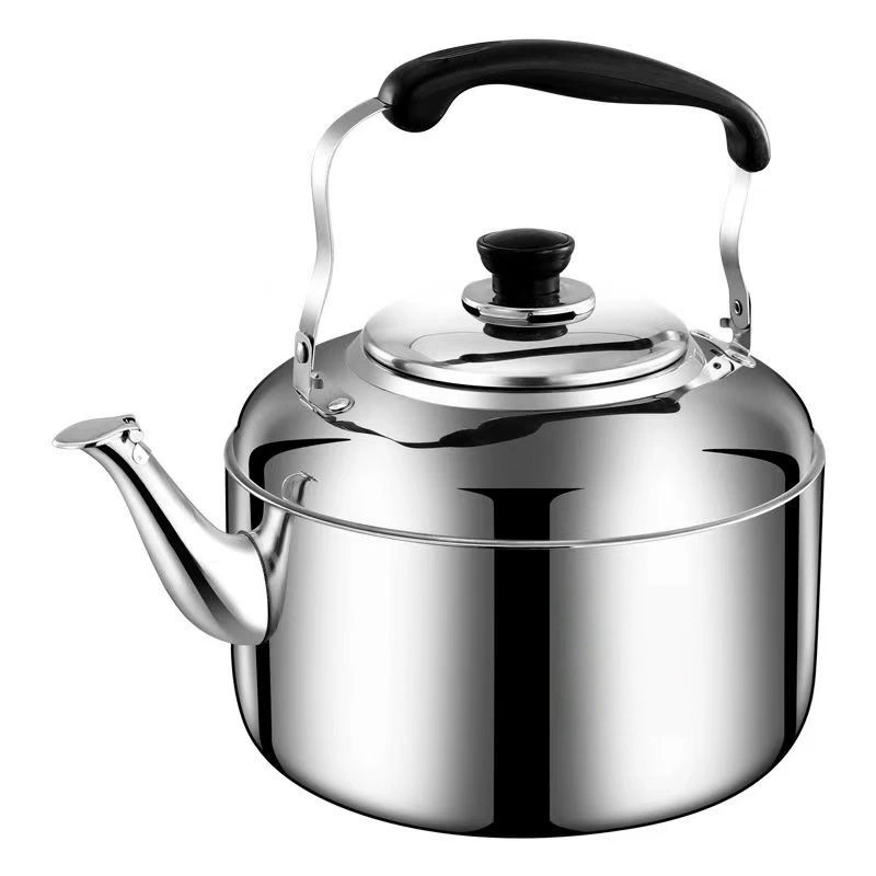 Electromagnetic capacious teapot stainless steel, increased thickness