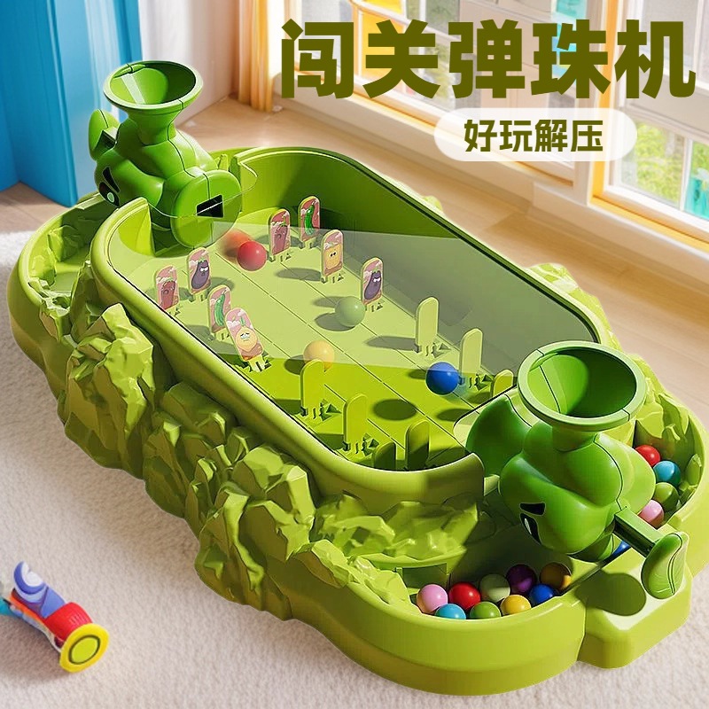 Cross-Border Children's Tabletop Game Pinball Machine Family Parent-Child Interactive Puzzle Puzzle Focus Training Toys for Boys and Girls