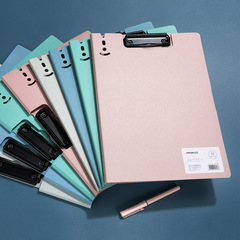 BG5410個裝摺頁板夾A4橫/豎款 莫蘭迪文件夾資料夾商務秘書夾合同