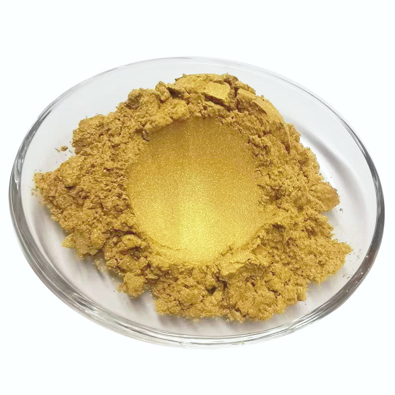 高亮默克金珠光粉 云母粉 滴胶油漆油墨涂料佛像酒店装修颜料粉