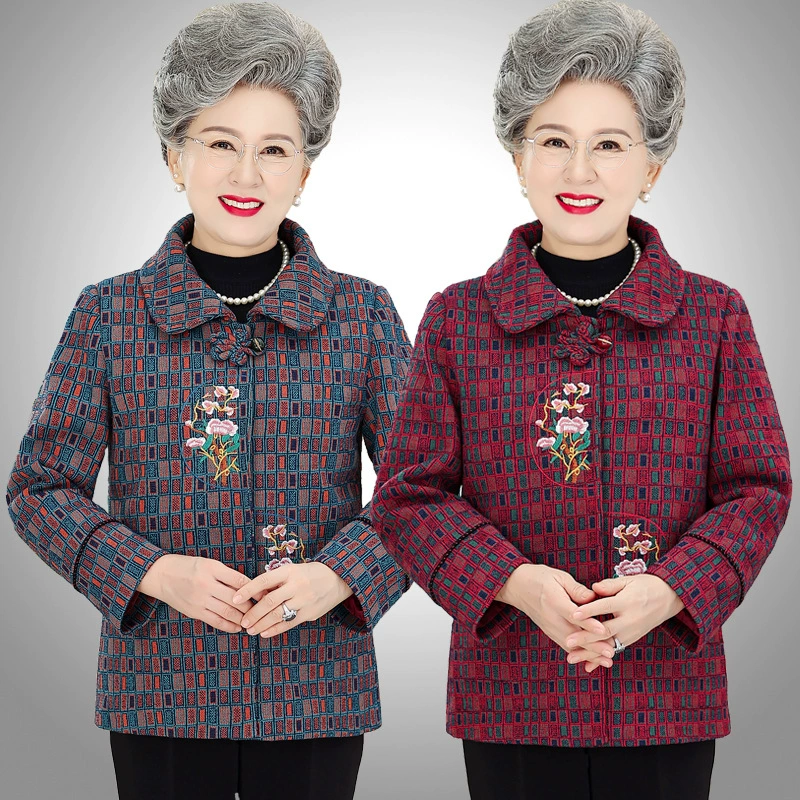 Autumn spring jacket for mother, 70 years, for teenagers