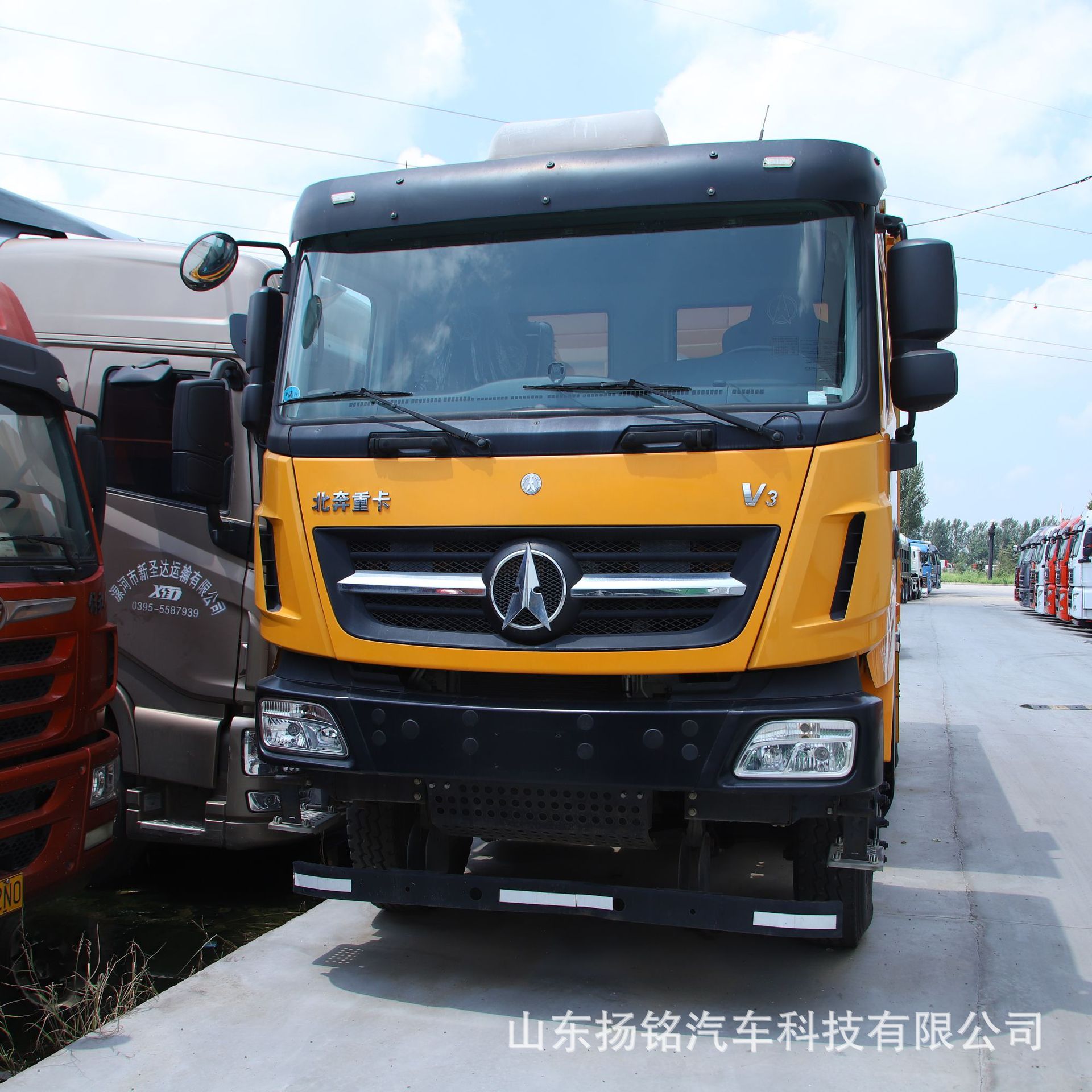 Overseas Supply of Beiben Heavy-Duty Trucks, Front Four and Rear Eight Dump Trucks, Sand and Gravel Trucks, 8X4 Rear-Turning Dump Trucks