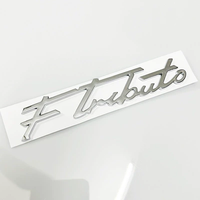 Grecale Side Emblem Hood – Car logo - a-pair-of-special-edition-f-tributo-bright-silver
