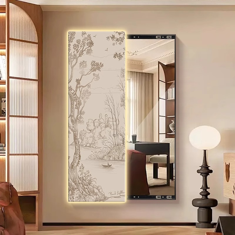 中古風玄関鏡装飾画は廊下の通路を押して絵をかけることができます。|undefined