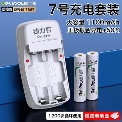 Hibrid akkumulyator batareyaları Set 1100Mah Nickel Metal Hydride - 016-standard-charger-no-7-1100mah-2-sections