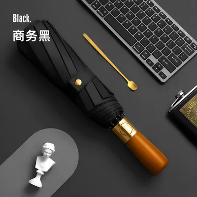 Thick Sun Covering Umbrella Sunscreen — Elektromobil üçün ön şüşə çətiri (günlük) - flagship-model-156-enlarged-and-thickened-resistant-to-heavy-rain-obsidian-black-default-item
