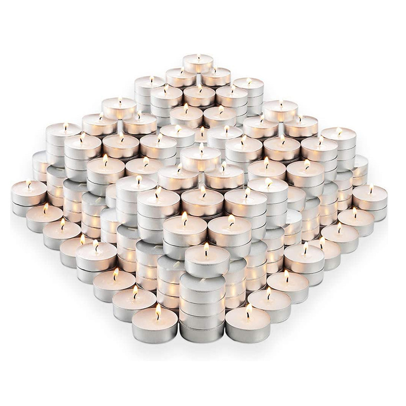 Fabricantes al por mayor círculo de vela de banana cumpleaños romántica atmósfera sin humo decoración de boda lámpara de té velas pequeñas