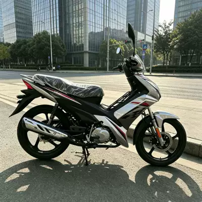 Foreign Trade Model Silver-Colored Two-Wheeled Motorcycle Motosikletlər