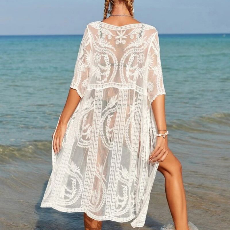 Womenu0027S Sexy Solid Color Polyester Cover Ups